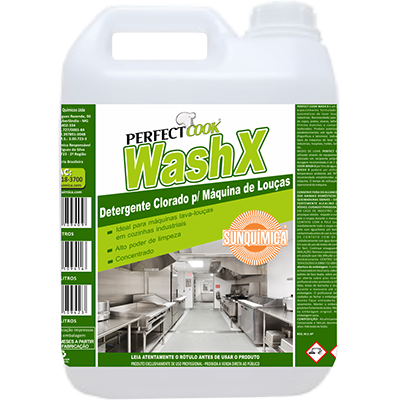 Detergente Clorado Máquina Automática - PERFECT COOK WASH X