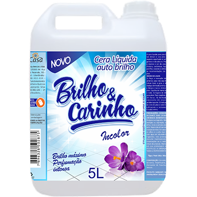 Cera Líquida Auto Brilho BRILHO&CARINHO 5L