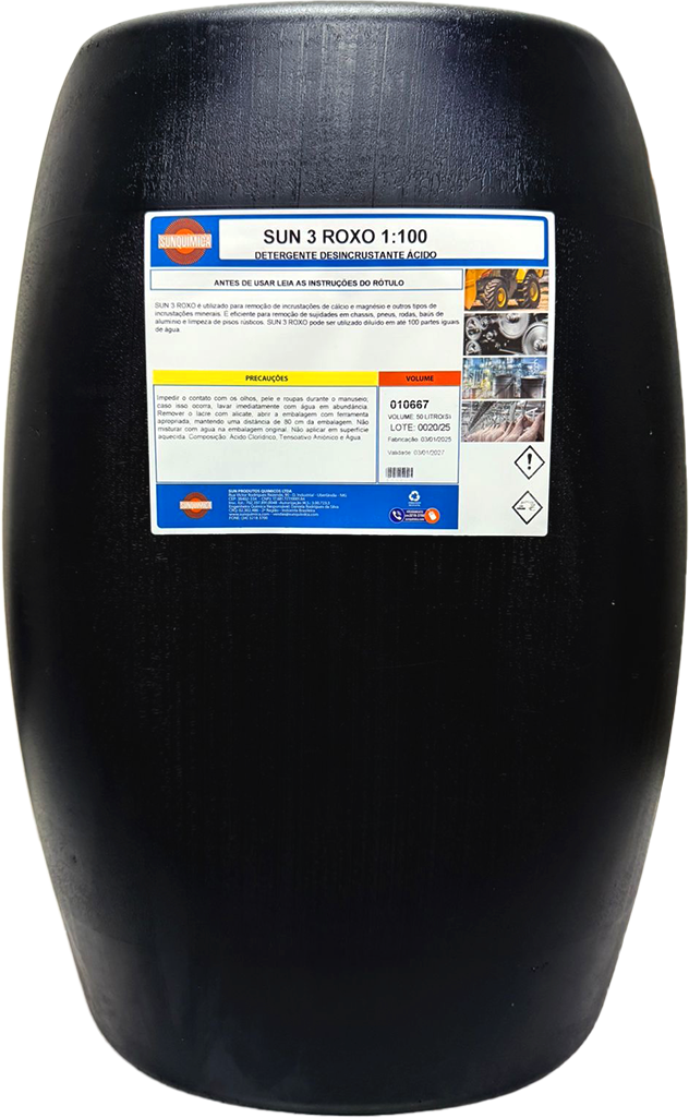 Detergente Ativado - SUN 3 ROXO